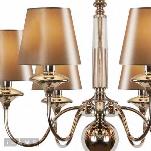 Подвесная люстра iLamp Rolling P2406-6 Nickel Подвесная люстра iLamp Rolling P2406-6 Nickel