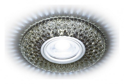 Встраиваемый светодиодный светильник Ambrella light Led S333 BK/CLD