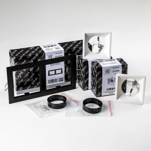 Встраиваемый светильник Lightstar Domino D5270606BMOD