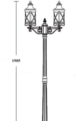 Наземный фонарь Oasis_Light LUCERNA 84808A/02 Bl