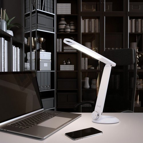 Офисная настольная лампа Eurosvet Action 80428/1 белый