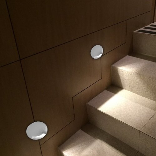 Подсветка ступеней лестницы DesignLed COIN-3 GW-812-1-3-WH-WW