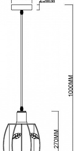 Подвесной светильник MyFar Huston MR1690-1P