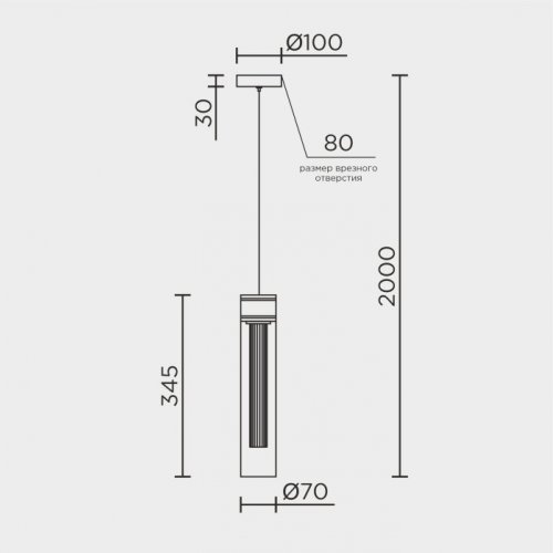 Подвесной светильник  ML.88941.1 GD