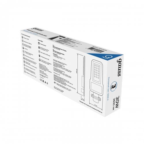 Уличный светодиодный консольный светильник Gauss Qplus 629535330 Уличный светодиодный консольный светильник Gauss Qplus 629535330