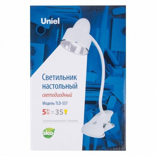 Настольная лампа (UL-00004139) Uniel TLD-557 Beige/LED/350Lm/5500K/Dimmer