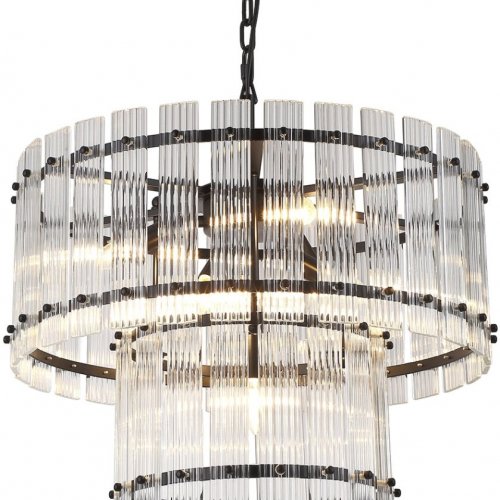 Подвесная люстра DeLight Collection Ruby KG1112P-7 black/clear Подвесная люстра DeLight Collection Ruby KG1112P-7 black/clear