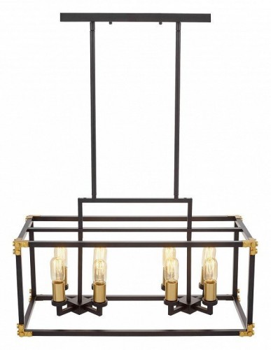 Подвесная люстра Lumina Deco Waldorf LDP 1140-8 BK+MD