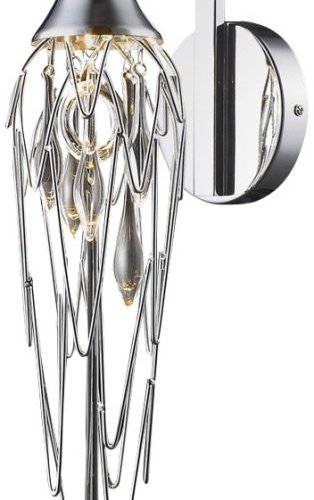 Бра DeLight Collection Goddess Tears W68009S-1 chrome Бра DeLight Collection Goddess Tears W68009S-1 chrome