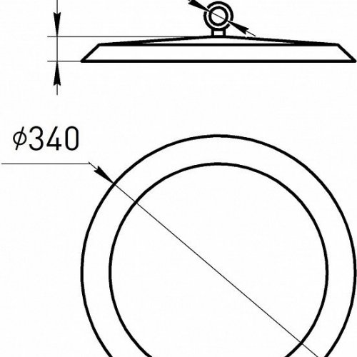 Подвесной светильник Эра  SPP-402-0-40K-200