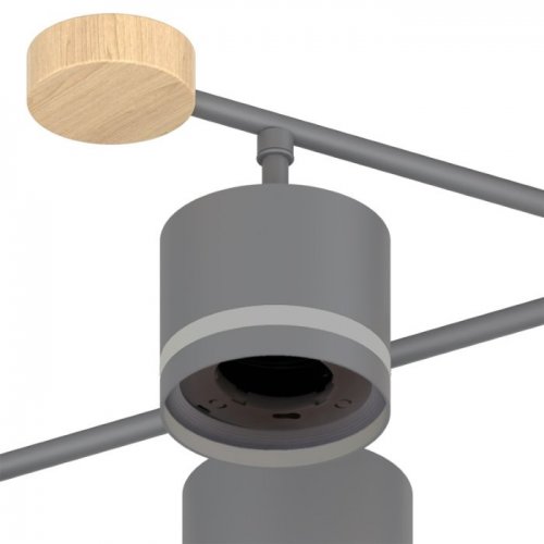 Потолочная люстра 78730-0.3-06 GX53 GREY+WOOD Потолочная люстра 78730-0.3-06 GX53 GREY+WOOD