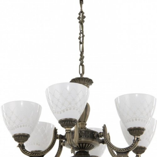 Подвесная люстра AM343837 343837/6 AB Подвесная люстра AM343837 343837/6 AB