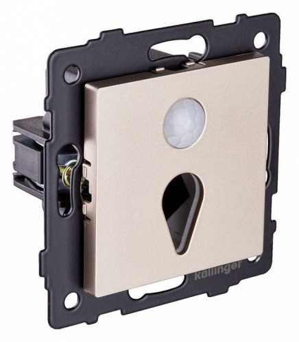 Заглушка для поста с подсветкой, без рамки Kollinger REA-044GD Заглушка для поста с подсветкой, без рамки Kollinger REA-044GD