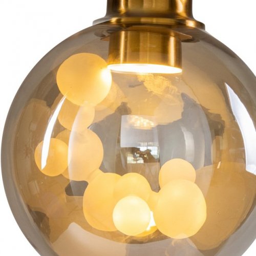 Подвесной светильник DeLight Collection Soap KG1148P brass/amber Подвесной светильник DeLight Collection Soap KG1148P brass/amber