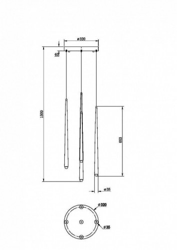 Подвесной светильник Maytoni Cascade MOD132PL-L30BSK Подвесной светильник Maytoni Cascade MOD132PL-L30BSK