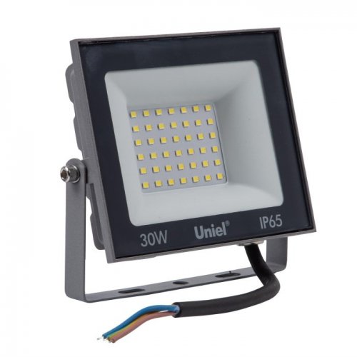 Прожектор светодиодный Uniel ULF-F23-30W/6500K IP65 160-240V Grey UL-00011845