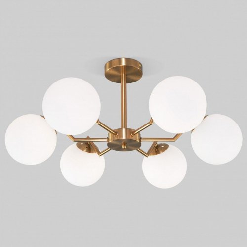 Подвесная люстра Eurosvet Frost 70154/6 латунь Подвесная люстра Eurosvet Frost 70154/6 латунь