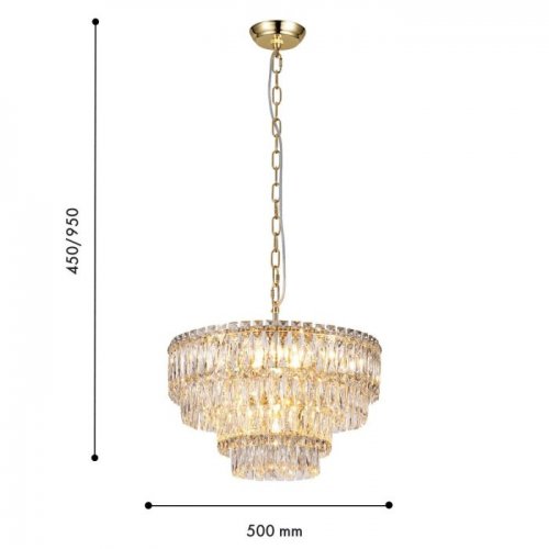 Подвесная люстра Adamas 4781-10P Подвесная люстра Adamas 4781-10P