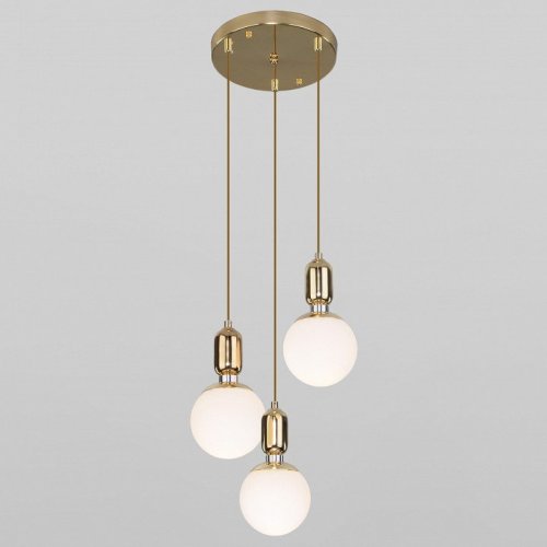 Подвесной светильник Eurosvet Bubble 50151/3 золото Подвесной светильник Eurosvet Bubble 50151/3 золото