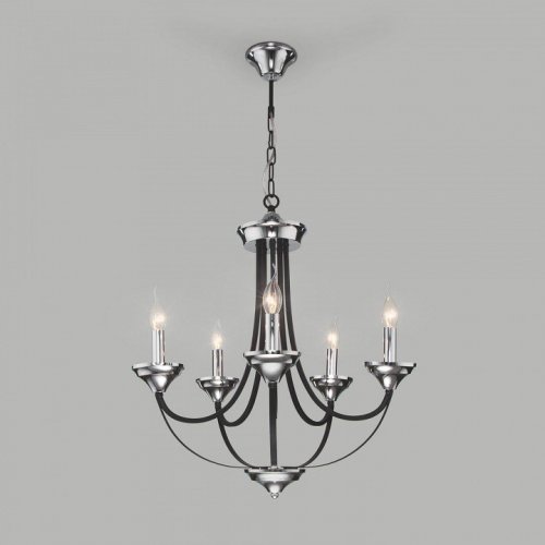 Подвесная люстра Eurosvet Lazzaro 60098/5 хром Подвесная люстра Eurosvet Lazzaro 60098/5 хром