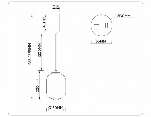 Подвесной светильник Ambrella Light LH LH11031