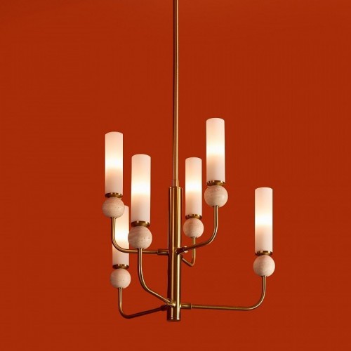 Потолочная люстра Freya Sunspot FR5482CL-06BS1 Потолочная люстра Freya Sunspot FR5482CL-06BS1