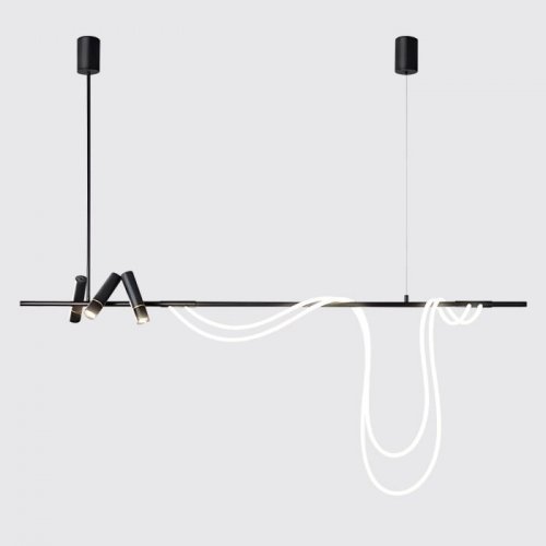 Подвесной светильник 7242P 7242P/L1200 black/white Подвесной светильник 7242P 7242P/L1200 black/white