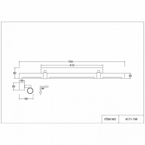 Настенный светильник Favourite Cuero 4111-1W