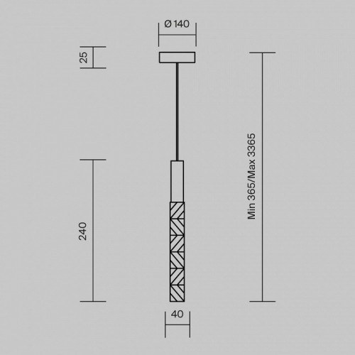 Подвесной светильник Maytoni Selemo MOD328PL-L3BS3K