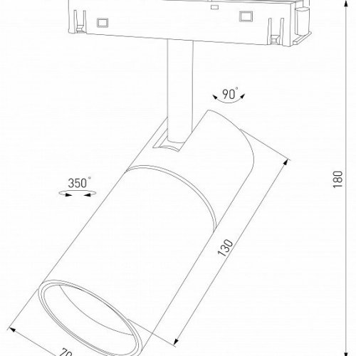 Светильник на штанге Elektrostandard Slim Magnetic a067380