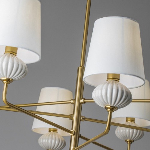 Потолочная люстра Freya Ceramics FR2029PL-08BS Потолочная люстра Freya Ceramics FR2029PL-08BS