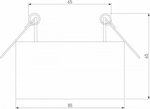 Встраиваемый светодиодный светильник Elektrostandard Glam 25095/LED a065710