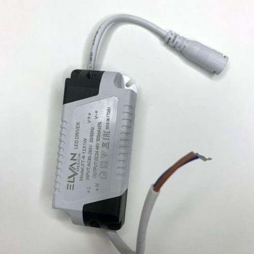 Встраиваемый светодиодный светильник Elvan VLS-109R-12W-WW-Wh