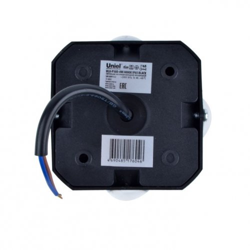 Уличный настенный светодиодный светильник Uniel ULU-P30D-4W/4000K IP65 Black UL-00010521 Уличный настенный светодиодный светильник Uniel ULU-P30D-4W/4000K IP65 Black UL-00010521