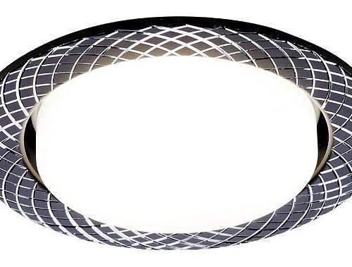 Встраиваемый светильник Ambrella light GX53 Classic G818 BK