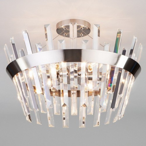 Светильник на штанге TK Lighting Steccato 10111/5 сатин-никель/прозрачный Светильник на штанге TK Lighting Steccato 10111/5 сатин-никель/прозрачный