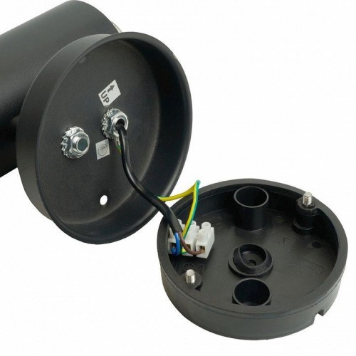 Светильник садово-парковый Feron DH041-B, Техно на стену вверх, 18W E27 230V, черный 51522