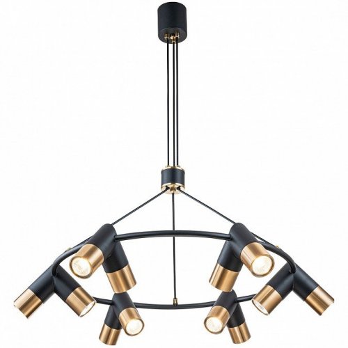 Подвесная люстра Indigo Doppio 11036/12P Black