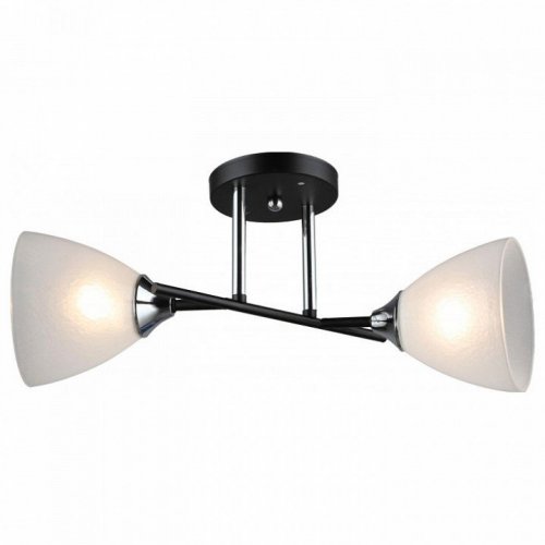 Потолочная люстра IMEX MD.2142-2-S-BK+CH Потолочная люстра IMEX MD.2142-2-S-BK+CH
