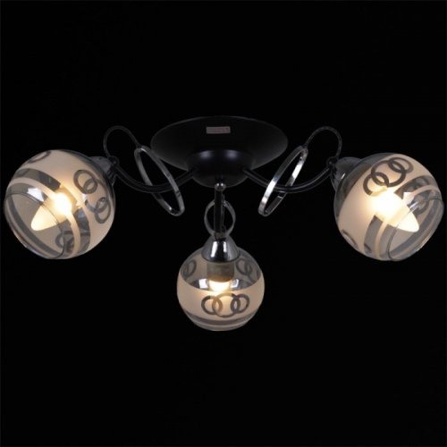 Потолочная люстра Reluce 22115-0.3-03 BK+CH