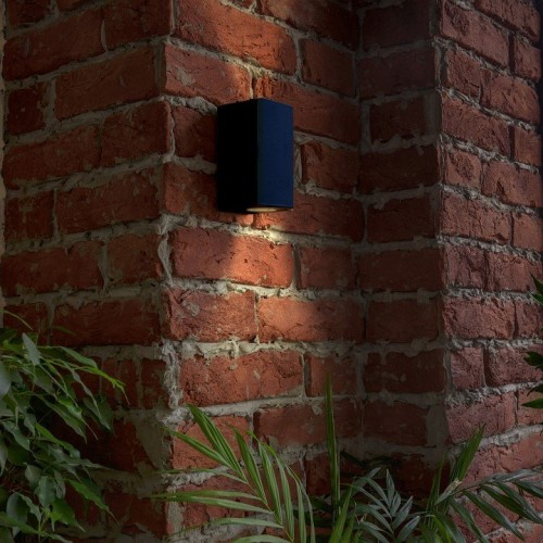 Уличный настенный светильник Uniel UUL-P42A 2х6W/GU10 IP65 BLACK UL-00010513