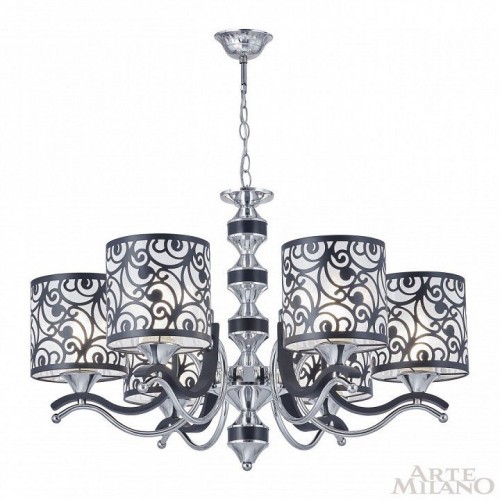 Подвесная люстра Arte Milano Florentia-4957 304957/6 Bk/Ni