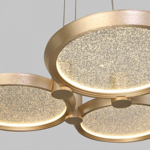 Подвесной светодиодный светильник Eurosvet Crespella 90034/3 золото Подвесной светодиодный светильник Eurosvet Crespella 90034/3 золото