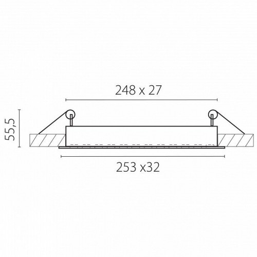 Точечный светильник Lightstar Guarda 080346