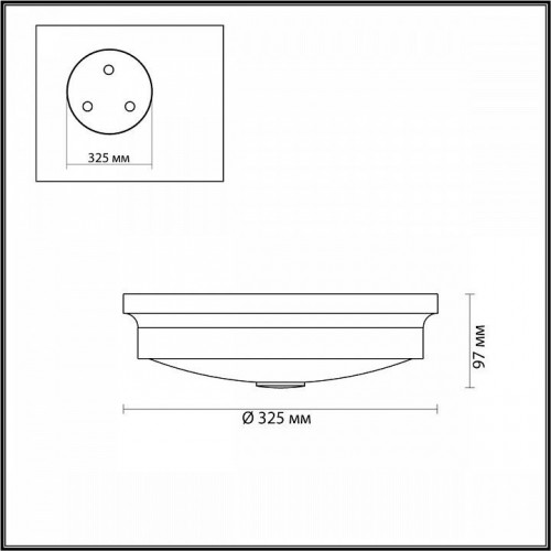 Настенно-потолочный светильник Odeon Light Marsei 4825/3C