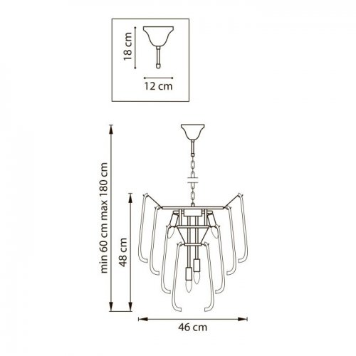 Подвесная люстра Retro II 799082