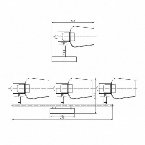 Спот Escada Wood 691/3P