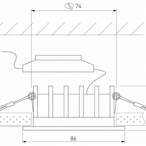 Встраиваемый светодиодный светильник Elektrostandard Combi 25067/LED a069004 Встраиваемый светодиодный светильник Elektrostandard Combi 25067/LED a069004