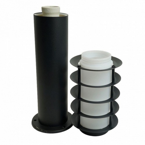 Светильник садово-парковый Feron DH047-450, Техно столб, 18W E27 230V, черный 51527