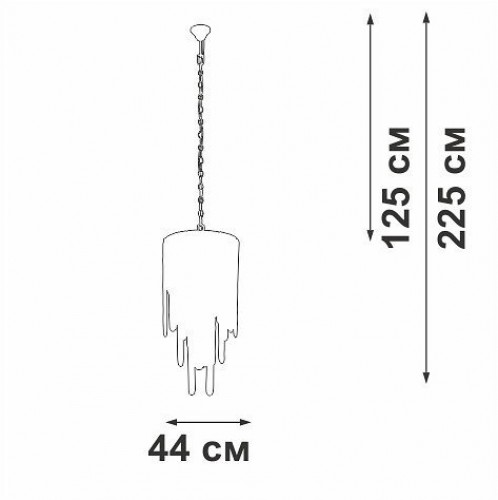 Подвесная люстра Vitaluce V5885-9/7